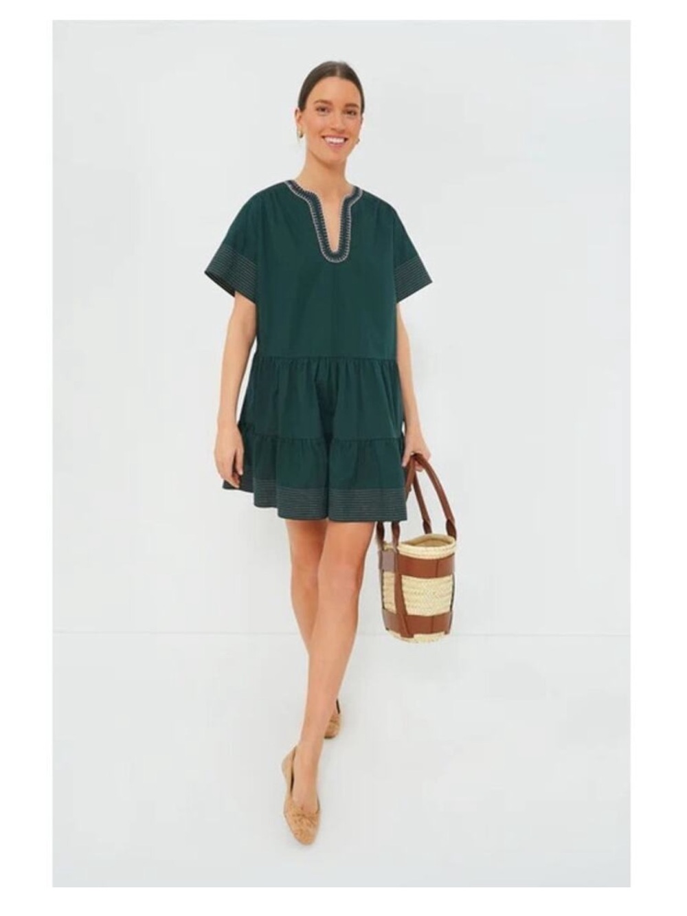 TUCKERNUCK Pomander Place Evergreen Kinsley Dress